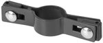 Clamp Strend Pro EUROSTANDARD, 38 mm, intermediate, anthracite, RAL7016, for round post