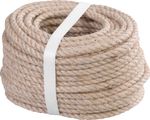 Rope Strend Pro Premium, jute, natural, cord, 5 mm, twisted, L-20 m