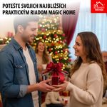 Nyeles lábas MagicHome Chloe, 14 cm, 1 liter, üvegfedővel, rozsdamentes