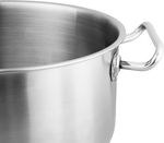 Fazék MagicHome Chloe, 26 cm, 10 literes, üvegfedővel, rozsdamentes acél