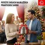 Cookware Set MagicHome Chloe, frying pan 24 cm, 3x casseroles (3l, 4l and 6.6 l), saucepan 2l, with