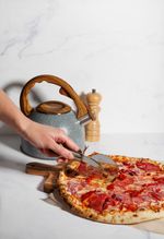 Vágókerék MagicHome, pizzához, 20x8 cm, rozsdamentes acél