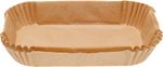 Papír MagicHome, sütéshez, forró levegős fritőzbe, élelmiszeripari papír, 22x14x4,5 cm, 50 db