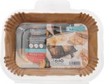 Liner MagicHome, paper, for air fryer, 22x14x4.5 cm, 50 pcs
