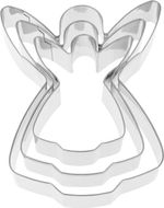 Cookie Cutter MagicHome Christmas, for baking, angel, mold, 3 pcs