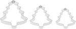 Cookie Cutter MagicHome Christmas, for baking, Christmas tree, mold, 3 pcs