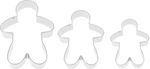 Cookie Cutter MagicHome Christmas, for baking, gingerbread man, mold, 3 pcs