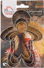 Süteménykiszúró MagicHome Vianoce, sütéshez, mézeskalács figura, forma, 3 db