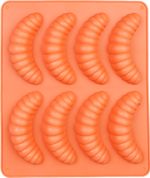 Baking Pan MagicHome, for baking, silicone, for 8 vanilla crescent cookies