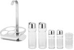 Spice Jar Set MagicHome, in stand, stainless steel