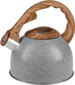 Teapot MagicHome, whistling, grey, 2500 ml