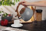 Teapot MagicHome, whistling, grey, 2500 ml