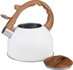 Teáskanna MagicHome, sípoló, fehér, 2500 ml