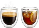 MagicHome Lungo cup for coffee/tea, thermo with double wall, 170 ml, pack of 2 pcs