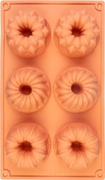 Baking Pan MagicHome, for baking, for mini bundt cakes, silicone, 29.5x17.5x3.5 cm