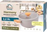 Lábas MagicHome Harmony, üvegfedővel, 20 cm