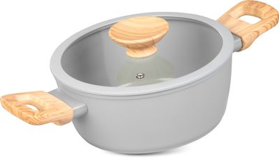 Lábas MagicHome Harmony, üvegfedővel, 20 cm