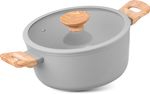 Casserole MagicHome Harmony, with glass lid, 24 cm