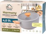 Casserole MagicHome Harmony, with glass lid, 24 cm