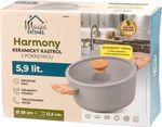 Casserole MagicHome Harmony, with glass lid, 28 cm