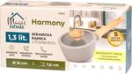 Rajnica MagicHome Harmony, so sklenenou pokrievkou, 16 cm