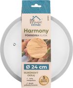 Lid MagicHome Harmony, glass, 24 cm