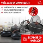 Cookware Set MagicHome Black Marble Line, 13-piece