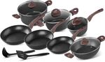 Cookware Set MagicHome Black Marble Line, 13-piece
