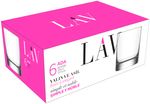 Glass LAV Ada, for whisky, 320 ml, 79x93 mm, pack of 6 pcs