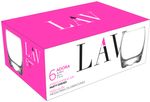 Pohár LAV Adora, üveg, likőrhöz/párlathoz, 80 ml, 49x61 mm, 6 db-os csomag