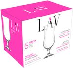 Glass LAV Fiesta, for cocktail, 390 ml, 75x182 mm, pack of 6 pcs