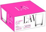 Glass LAV Liberty, for whisky, 280 ml, 74x88 mm, pack of 6 pcs