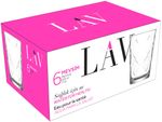 Glass LAV Mevsim, for water, 205 ml, 68x99 mm, pack of 6 pcs