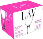 Pohár Misket, LAV, sklenený, na likér, 55 ml, 46x112 mm, bal. 6 ks