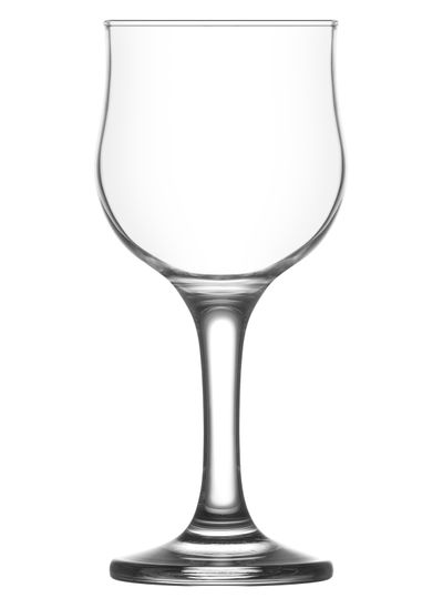 Pohár Nevakar, LAV, üveg, borhoz, 200 ml, 66x155 mm, csomag. 6 db