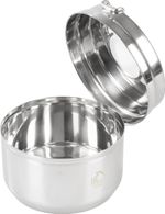 Set Strend Pro Grill, kempingová jedálenská súprava, nerez 13/15 cm