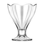 Glass LAV Lily, for ice cream and dessert, 250 ml, 100x127 mm, pack of 6 pcs