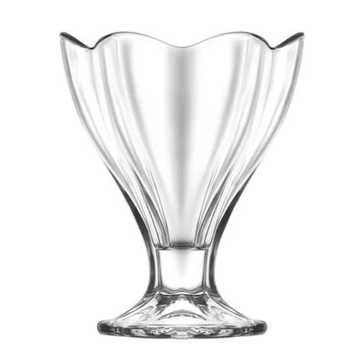 Pohár Lily, LAV, sklenený, na zmrzlinu a dezert, 250 ml, 100x127 mm, bal. 6 ks