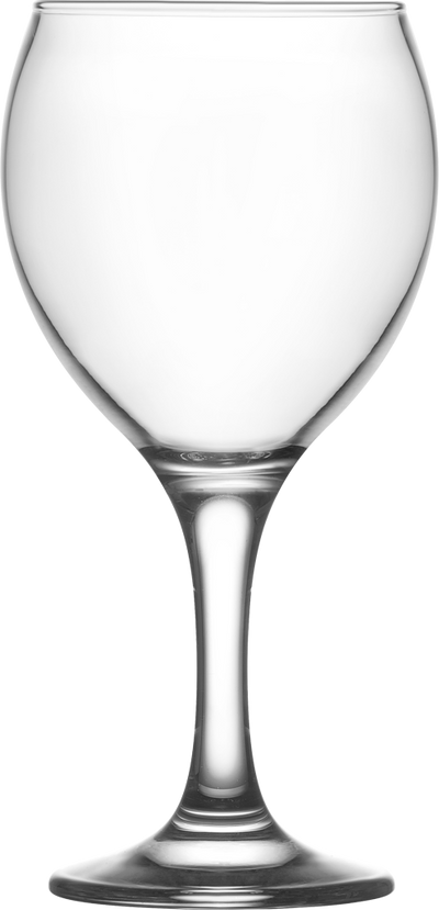 Pohár Misket, LAV, sklenený, na víno, 365 ml, 75x177 mm, bal. 6 ks