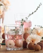 Glass LAV Keops, for water, 345 ml, 83x100 mm, pack of 6 pcs