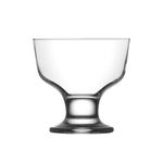 Pohár LAV Destina, üveg, fagylalthoz és desszerthez, 285 ml, 98x93 mm, 6 db-os csomag