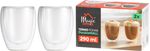 MagicHome Cappuccino cup for coffee/tea, double-wall thermo, 290 ml, pack of 2 pcs