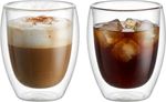 MagicHome Cappuccino pohár kávéhoz/teához, dupla falú termó, 290 ml, 2 db/csomag