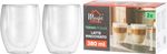 MagicHome Latte Macchiato pohár kávéhoz/teához, dupla falú termó, 380 ml, 2 db/csomag
