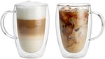 MagicHome Latte Macchiato csésze kávéhoz/teához, dupla falú termó, 350 ml, 2 db/csomag