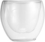 MagicHome Espresso Cup for coffee/tea, double-wall thermo, 90 ml, pack of 2 pcs