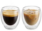 MagicHome Espresso pohár kávéhoz/teához, dupla falú termó, 90 ml, 2 db-os csomag