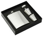 Flask MagicHome, set, 2x30 ml shot glasses, funnel, stainless steel, gift packaging