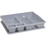 Dish Drainer Curver® 173460, for kitchenware, grey Lux, 45x38x9 cm