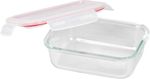 Container MagicHome, rectangular, 650 ml, with lid, Clip